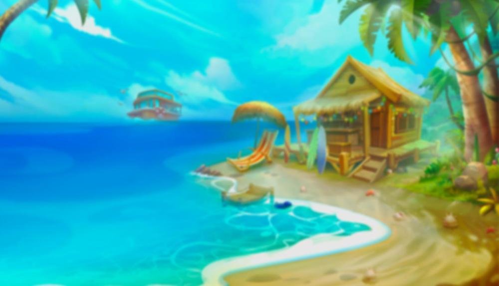 Game Background for Wild Beach Party by Pragmatic Play