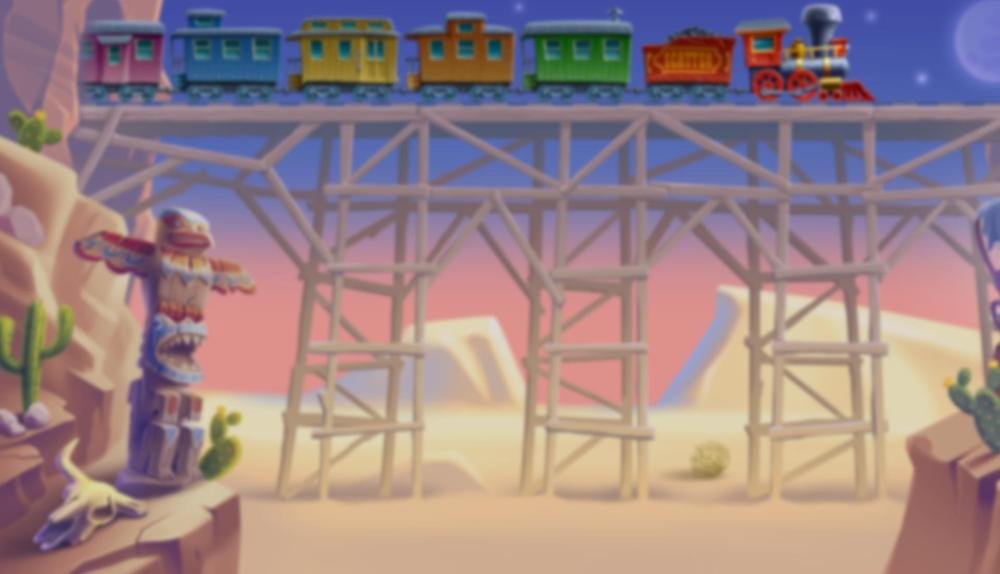 Game Background for Wild Bullet by EvoPlay