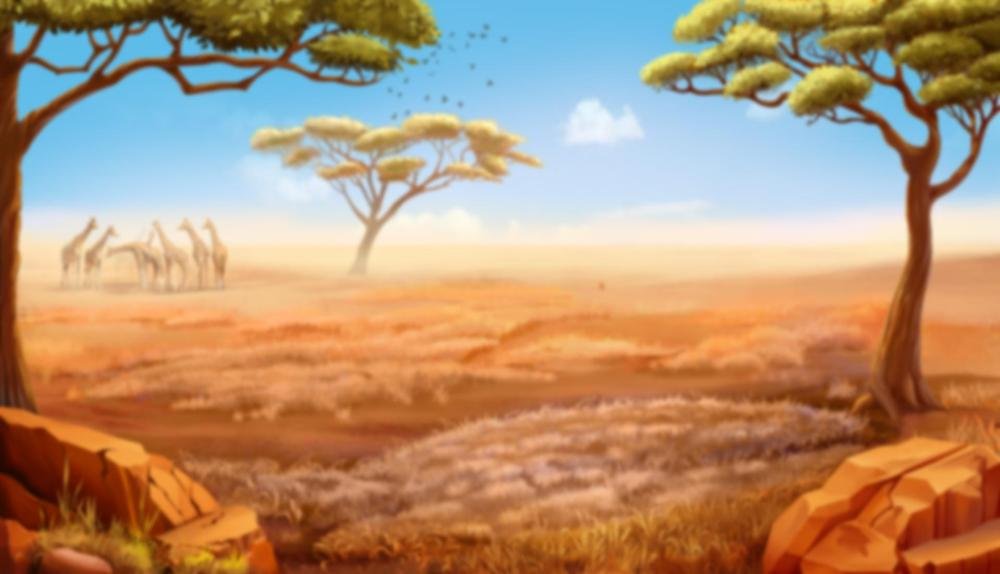 Game Background for Wild Herd by Gamevy