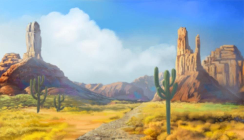 Game Background for Wild Rodeo by Fugaso