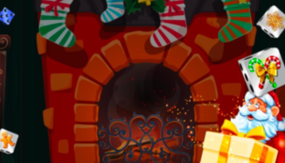 Game Background for Wild Santa Dice by Spinomenal