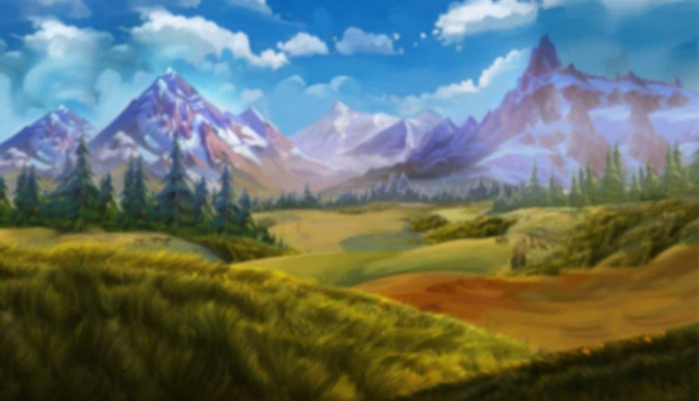 Game Background for Wild Wood Buffalo by PariPlay