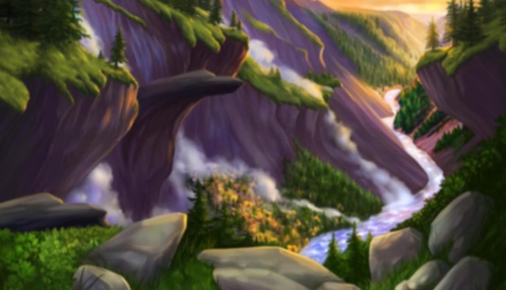 Game Background for Wolf Call by SpinPlay Games