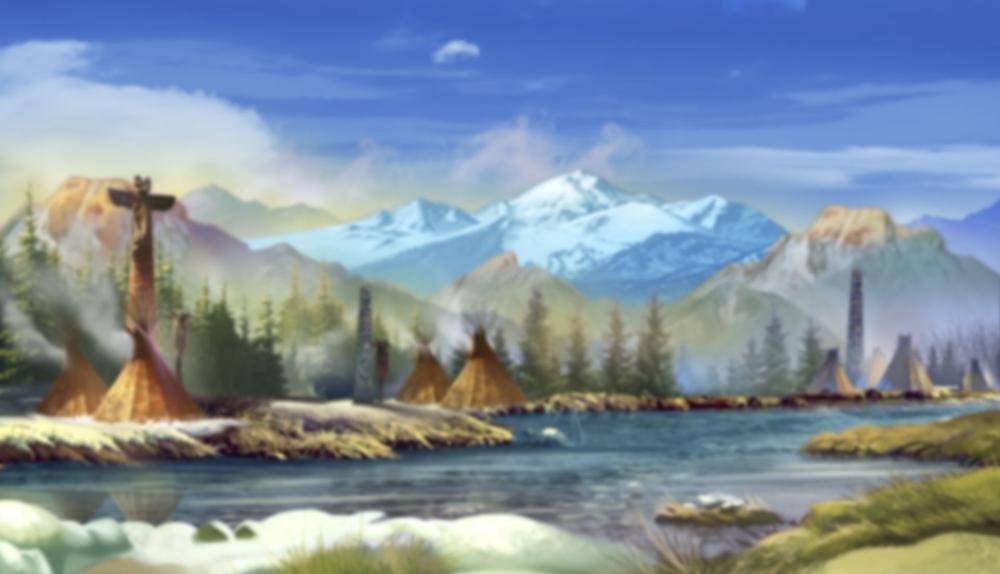 Game Background for Wolf Riches by PariPlay