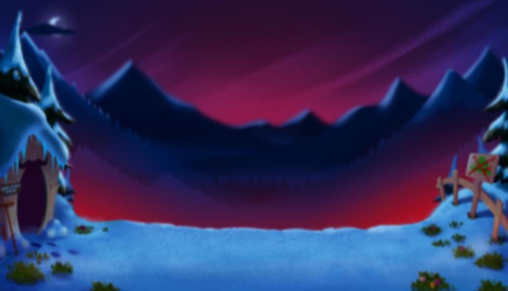 Game Background for Yeti Battle of Greenhat peak by Thunderkick