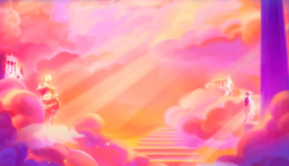 Game Background for Zeus Rush Fever Deluxe by Ruby Play