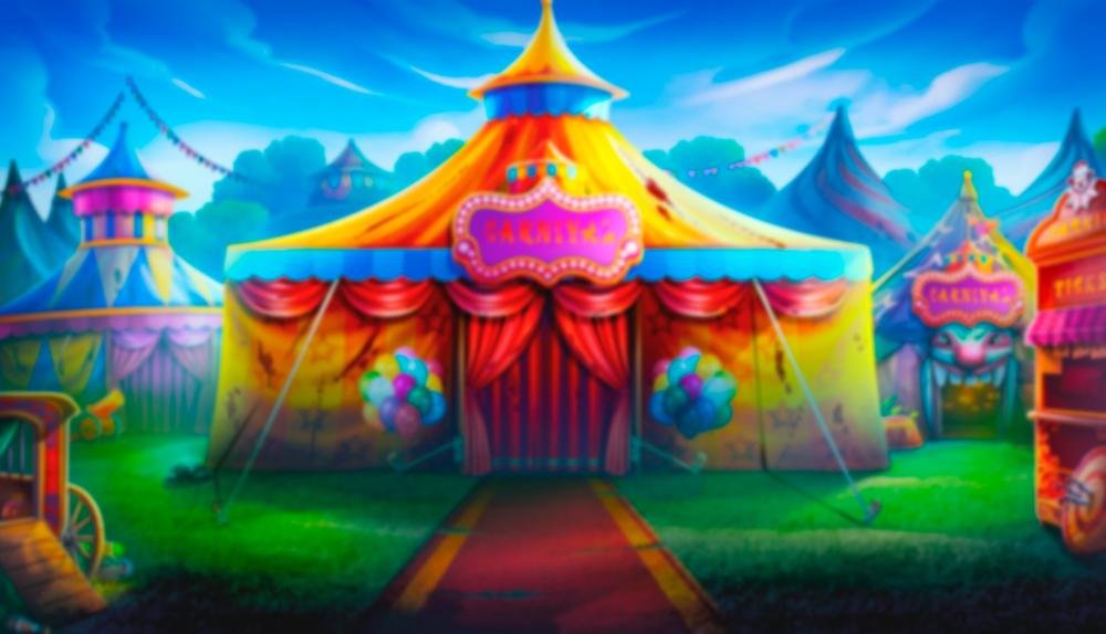 Game Background for Zombie Carnival by Pragmatic Play